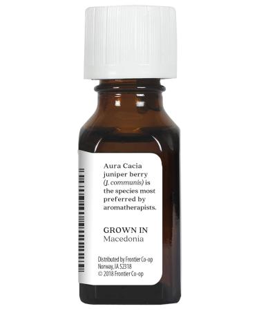 Aura Cacia Pure Juniper Berry Essential Oil | 0.5 fl. oz. | 100% Natural Juniperus Communis for Aromatherapy & Wellness - Buy Online on GoSupps.com