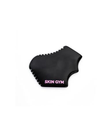 Skin Gym Cleo Bian Stone Gua Sha Face Massager for Under Eye Bags Puffy Eyes and Fine Lines Anti-Aging Face Lift Skin Care Beauty Tool