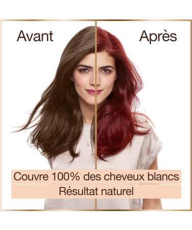 Garnier - Coloration Permanente - Sans Ammoniaque - 90% d'Ingr dients d'Origine Naturelle et Formule Vegan - Beurre de Karit - 100% Couverture Cheveux Blancs - Rouge Grenade (6.6) - Good ROUGE GRENADE 6.6 - Buy Online on GoSupps.com