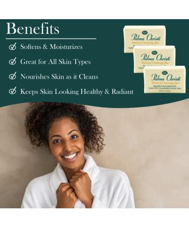Palma Christi Castor Oil Natural Cleansing Bar Soap - 3 Bar Set - Buy Online on GoSupps.com