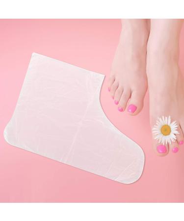 Milists Disposable Transparent Plastic Boot Covers - 100 Pieces for Paraffin Wax Therapy & Spa Treatments - Buy Online on GoSupps.com
