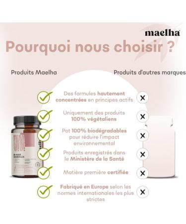 B-Hair Complex | Compl ment base de biotine et de vitamine B pour les cheveux | 90 capsules | 100% v g talien - Buy Online on GoSupps.com