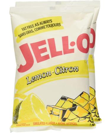 Jell-O Lemon Gelatin 1kg (2 Count) - Buy Online on GoSupps.com