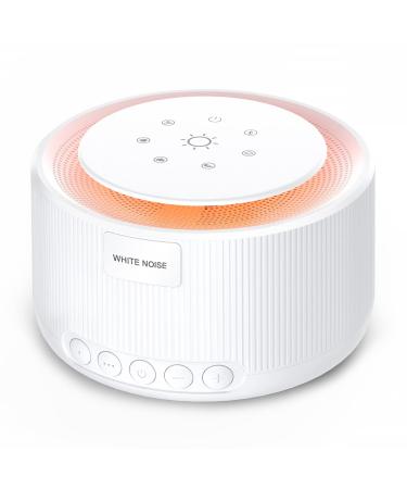 Sound Machine - STYFSCP White Noise Machine with 30 Acyclic Soothing Sounds and 36-Level Volume, USB Adapter, 3 Timers, Memory Function, 2 Night Lights, Sleep Sound Machine for Baby Kids Adults