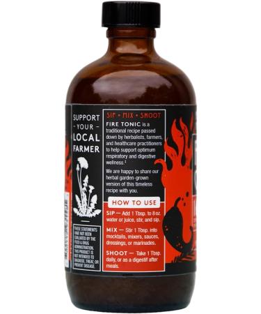 Herbal Revolution Organic Fire Tonic 8 oz - Natural Immune Support - Buy Online on GoSupps.com