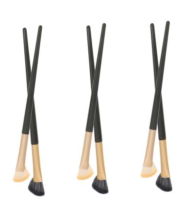OHPHCALL 6 Pcs Brow Brush Angled Makeup Brush Eyeshadow Brush Angled Eyeliner Brush Eye Liner Brush Brow for Eyebrows Eye Brush Eyebrows Brush Concealer Brush Eyeliner Applicator Tool