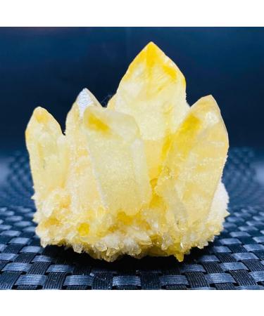 Natural Crystal Rough Natural Yellow Ghost Ghost Quartz Crystal Cluster Rock Beautiful Natural Crystal Stone QINTINYIN (Color : 400-450g) - Buy Online on GoSupps.com