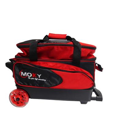 Moxy Blade Premium Double Roller Bowling Bag- Red