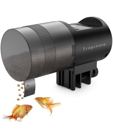 Tropinova Aquarium Automatic Fish Feeder Moisture-Proof Auto Fish Food Dispenser for Aquarium or Small Fish Turtle Tank