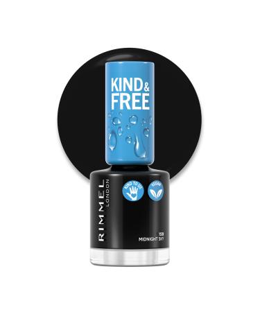 Rimmel London Kind and Free Clean Nail Polish 8ml 159 Midnight Sky
