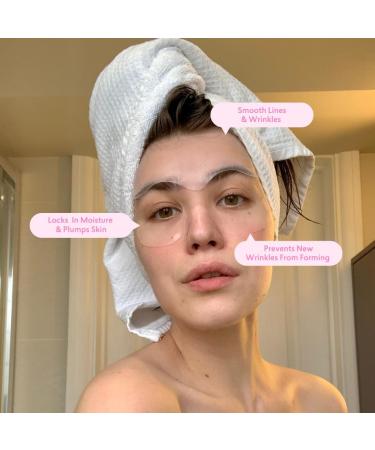 Notox Forehead + Frown Lines - Nudie Face - 100% Medical Grade Silicone Wrinkle Patch - Reusable Silicone Face Patch To Reduce Fine Lines and Wrinkles - Wrinkle Smoothing - Fast Results - Buy Online on GoSupps.com