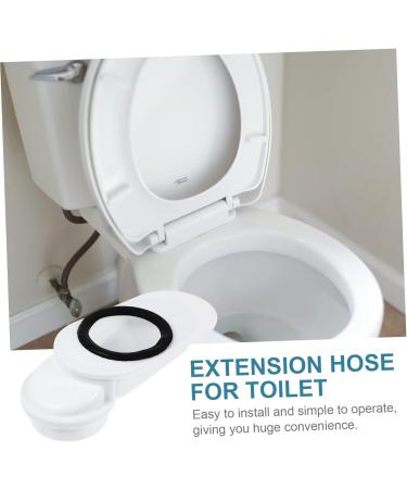 Veemoon 2pcs Toilet Shifter Toilet Accessories Flange Water Outlet Shifter Toilet Drain Pipe Fittings Shifter for Drainage Systems Commode Toilet Bowl White Adjust Drain Fittings Plastic 20.7X12.5CMx2pcs Whitex2pcs - Buy Online on GoSupps.com