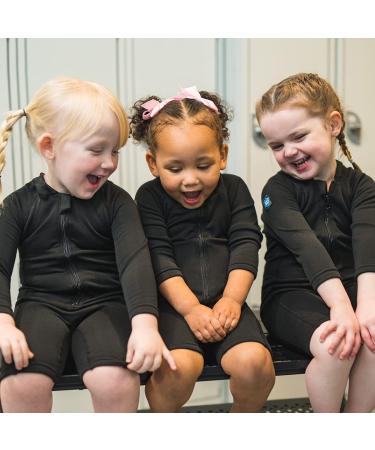 Splash About Kids Thermaswim One Piece Swimsuit - Black (4-6 Years) - Buy Online on GoSupps.com