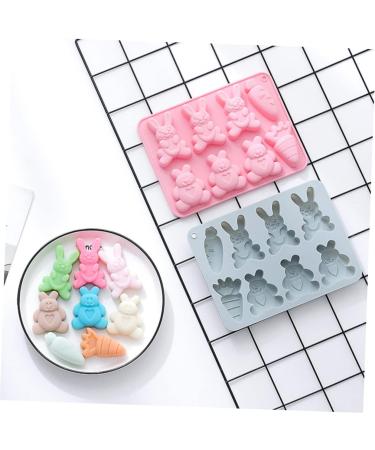 Alipis 2pcs Silicone Cake Mold Clay Molds Candy Molds Easter Themed Molds DIY Baking Moulds Candy Decor Baking Accessory Silicone Molds Crystal Cupcake Chocolate Accessories Silica Gel - Buy Online on GoSupps.com