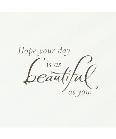 Shop Hallmark Mother's Day Card - Floral Beauty with Black & Ivory Stripes | International Shipping Available - Buy Online on GoSupps.com