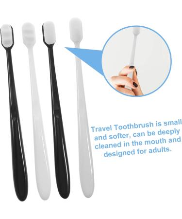 Frcolor 8pcs Extra Soft Natural Bristle Toothbrushes - Super Soft Adult Travel Cleaning Brush - Buy Online on GoSupps.com