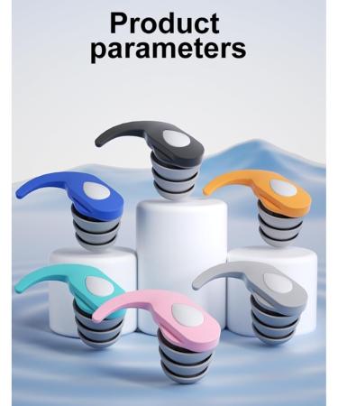 MEIBAOGE 1 Pair Ear Plugs Soft Silicone Noise Reducing Reusable Earplugs for Sleeping Work Studying Travel Concert Snoring - Buy Online on GoSupps.com