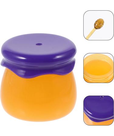 Beaupretty Lip Balm Jar with Spoon Honey Jar Shaped Cream Jar with Lid Empty Refillable Cosmetic Container Sample Storage Jar for Cream Lotion Lip Balm Eyeshadow (6g) Dark Blue - Buy Online on GoSupps.com