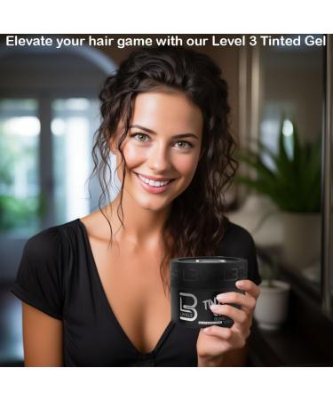 Level 3 Tinted Gel - 8.45 oz | Effortless Stunning Black Hair Color + Free Comb - International Shipping Available - Buy Online on GoSupps.com