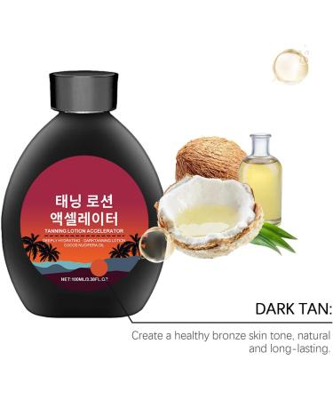 Intensive Deep Dark Tan Activator Lot de 2 lotions bronzantes sans danger pour la peau sensible avec des antioxydants l'aloe vera 100 ml 2 pi ces. - Buy Online on GoSupps.com
