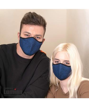 Buy Lumian 5G Fashion Mask - Navy Blue Unisex Premium Reusable & Washable Protection - Buy Online on GoSupps.com