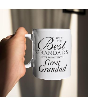 Fingerprints Only the Best Grandads Get Promoted to Great Grandad Mug - Buy Online on GoSupps.com