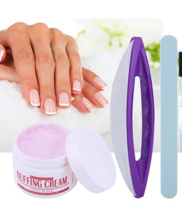 3Pcs Nail Art Buffing Cream Set for Professional Salon or Home Manicure - Buy Online on GoSupps.com