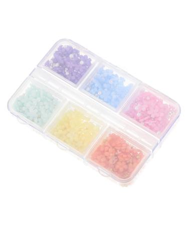 FRCOLOR 1 manicure nail flower manicure flower for nails flower nail charms for manicure floral nail charms nail floral nail flower decor nail flowers resin Decoration five petals 3d