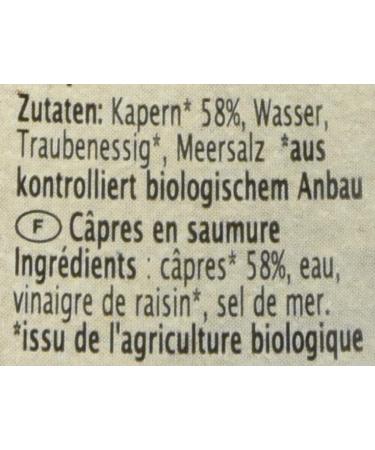 Buy Organic Rapunzel Capers in Brine (Pack of 3 x 207g) - International Shipping Available - Buy Online on GoSupps.com