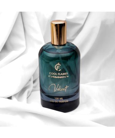 Cool Flames Luxury Velvet Unisex Eau De Parfum with Lemongrass Bargamot Balsam Fir Cappuccino & Amber Premium Long Lasting Citrus & Woody Fragrance Scent Perfume for Men & Women 100 ML - Buy Online on GoSupps.com