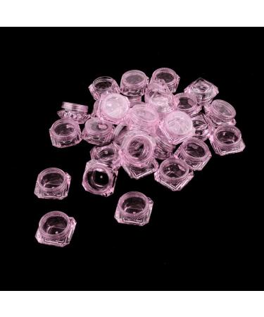 Buy Magideal 30 Pack Pink Empty Cosmetic Containers with Lids - Ideal for Storing Eye Shadows Lotions Lip Balms & More | International Shipping Available - Buy Online on GoSupps.com