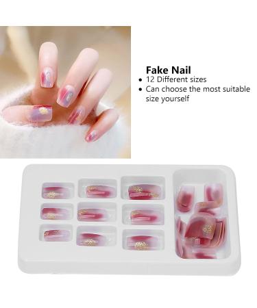 Shop Art Nails: 24-Piece Angular Short Press-On Nails | Full Cover Glue-On Fake Nails for Women & Girls - Buy Online on GoSupps.com