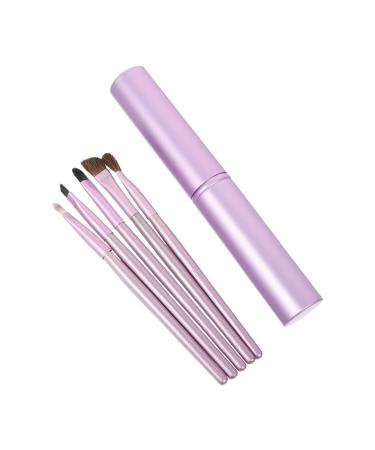 FOMIYES 5 Pcs Horsehair Eyeshadow Brush Travel Makeup Brush Eye Smudger Brush Blending Brush The Face Miss