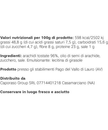 Italian made protein peanut butter cream in different formats (250g) - Buy Online on GoSupps.com