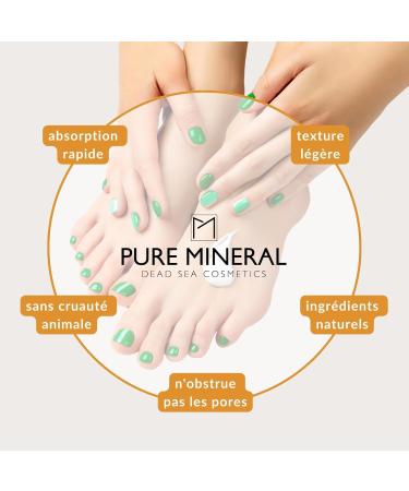 Pure Mineral - Vitamin C Repair Foot Cream - Dead Sea Minerals Intense Hydration Crack Prevention - Free from Silicones Sulfates Parabens - 100 ml - Buy Online on GoSupps.com