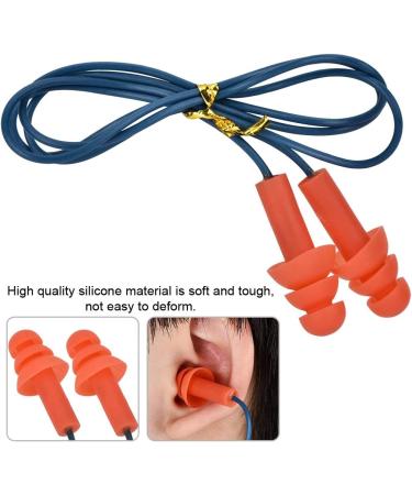 Milltrip Soft Foam Earplugs - Corded Silicone Noise Reduction & Metal Detectable Hearing Ear Plugs for Ultimate Comfort & Protection - Buy Online on GoSupps.com