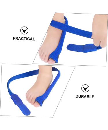 Unomor 3pcs Toe Strap Hammertoe Splint Set - Comfortable Brace for Hammer Toe - Thumb Spica Splint - Stretchy Toe Straightener - Protect Toe - Blue (3pcs) - Buy Online on GoSupps.com