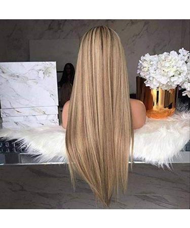 BGHJUE Gradient Straight Hair Wig for Women | Mid-Section Dyed Wig - International Shipping Available - Buy Online on GoSupps.com