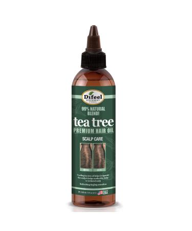 Difeel Scalp Care 99% Natural Premium Natural Hair Oil - Tea Tree Oil 8 oz.