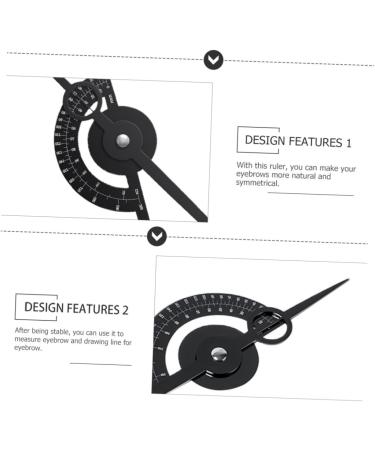 PLAFOPE Eyebrow Positioning Ruler Eyebrow Measure Tool Tattoos Measure Tool Draw a Line Balance Ruler - Buy Online on GoSupps.com