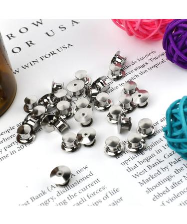 30 Pieces Metal Locking Pin Backs - No Tool Required - Silver Lapel Pin Clasps for Disney & Badge Pins - Buy Online on GoSupps.com