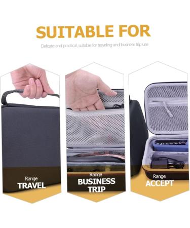 Minkissy Razor Travel Storage Bag | Organizer for Hairdressing Supplies | Eva Travel Accessories Box for Men - Buy Online on GoSupps.com