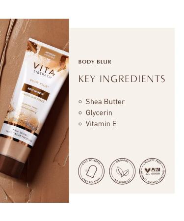 Vita Liberata Body Blur: Skin Perfecting Body Makeup for Flawless Bronze Glow - Medium Shade - Buy Online on GoSupps.com