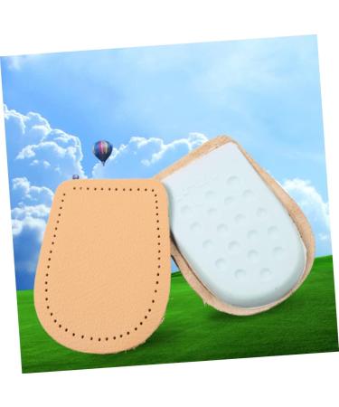 Minkissy Ball of Foot Cushions for Heels - Thickened Leather & Latex Forefoot Pads for Women - Yellow Half Insoles - Buy Online on GoSupps.com