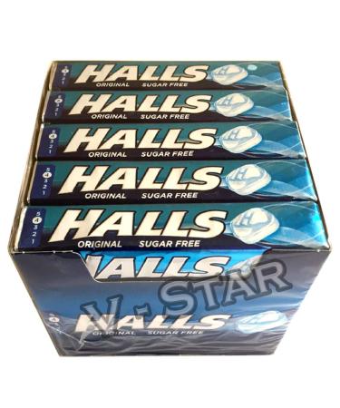 Buy Full Box of Halls Sugar Free Sweets 20 x 33g - Original Flavor | International Shipping Available - Buy Online on GoSupps.com