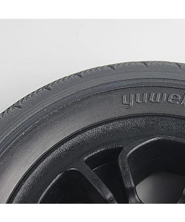 Wheelchair Front Wheel Pack of 2 Wheelchair Frontor Wheels Front Wheelchair Tires Solid Wheel Replacement for Power Chairs 8 inch Accessories - Buy Online on GoSupps.com