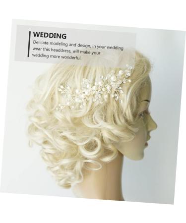 Mikinona 1 PC Piece Pearl Comb Wedding Hair Comb Bridal Hair Comb Wedding Headdress Wedding Hair Headdress - Buy Online on GoSupps.com