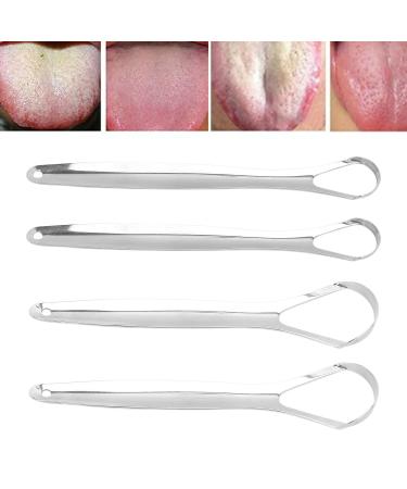 Buy Adult Tongue Scraper 2 Pack - Portable Reusable Stainless Steel Breath Freshener | International Shipping Available - Buy Online on GoSupps.com