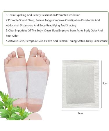 Segminismart Detox Foot Pads - 20PC Foot Care Plaster for Detoxification & Improved Sleep | Tiredness Relief & Healthy Feet - Buy Online on GoSupps.com