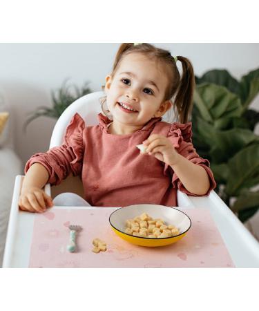 Baby Disposable Stick-On Placemats  Toddler Sticky Baby & KidsTable Top Mats Place-Mats Tablecloths Bibs Burp Cloths Stuff Kids Tableware Cartoon Dining Lunch PlateAnimal Alphabet Theme Restaurant